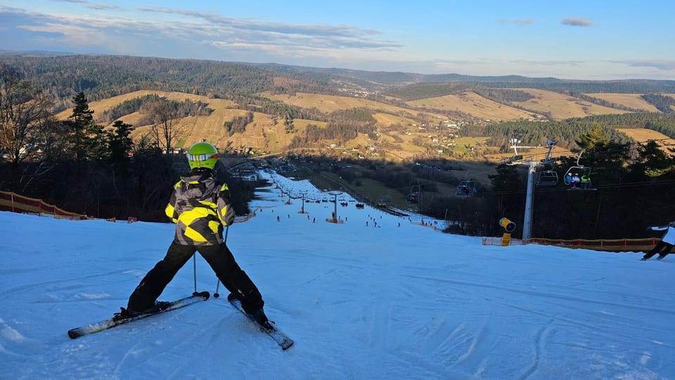 Winter, Ski School, Skiing, Skiing, Mountain view