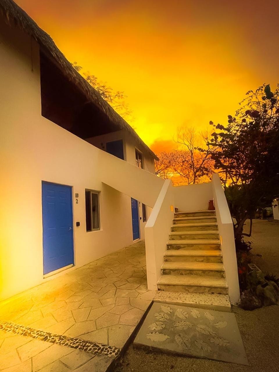 Property building, Sunset