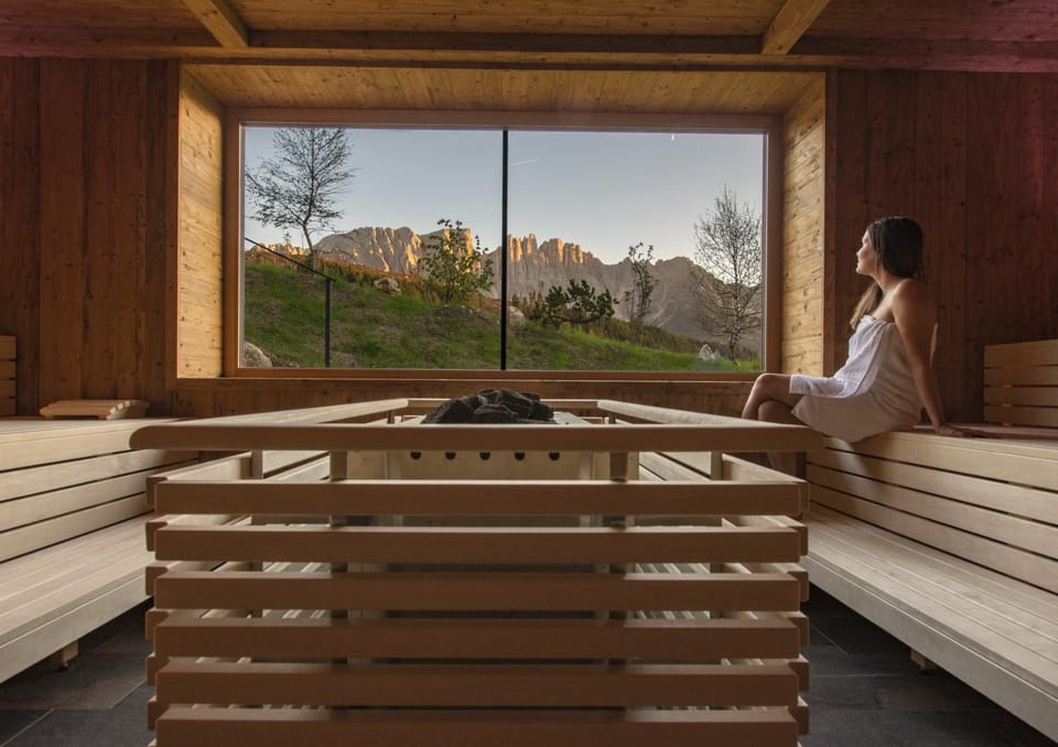 Sauna, View (from property/room), Mountain view