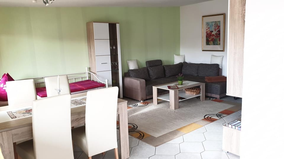 Living room, Seating area, Dining area