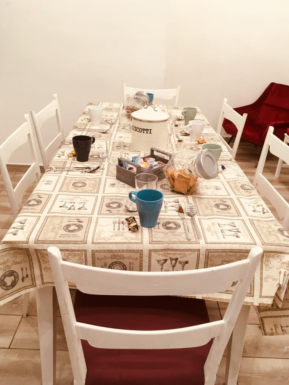 Buffet breakfast, Italian breakfast