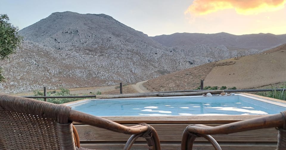 Wooden House at the Mountain-private Country House in Crete