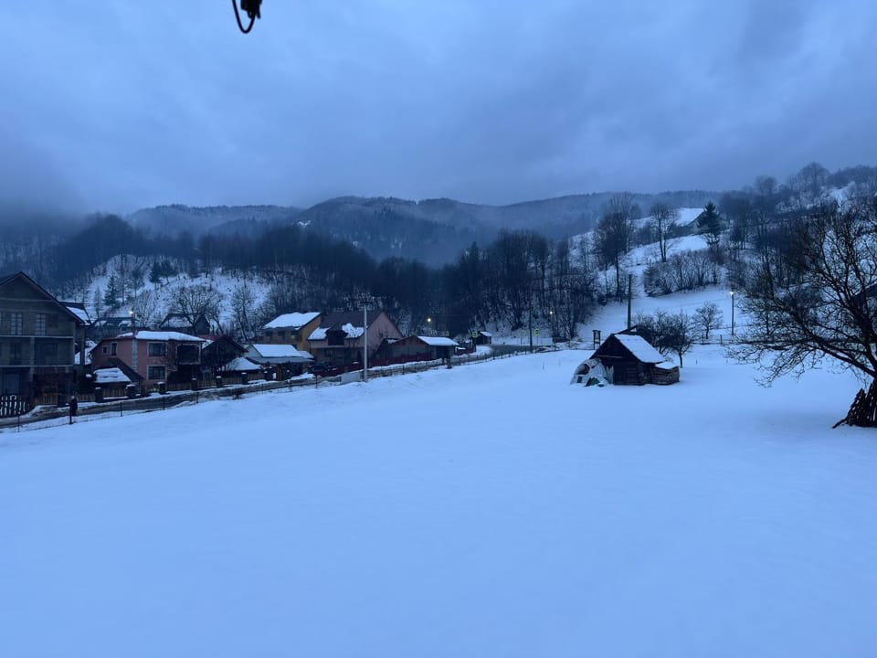 Natural landscape, Winter, Mountain view