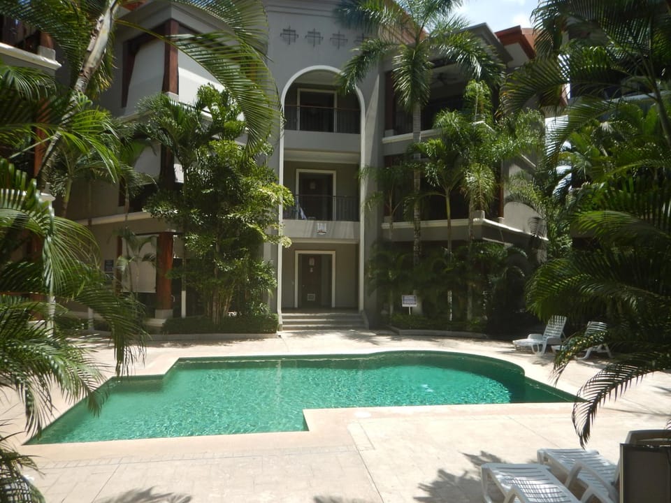 Property building, Pool view, Swimming pool