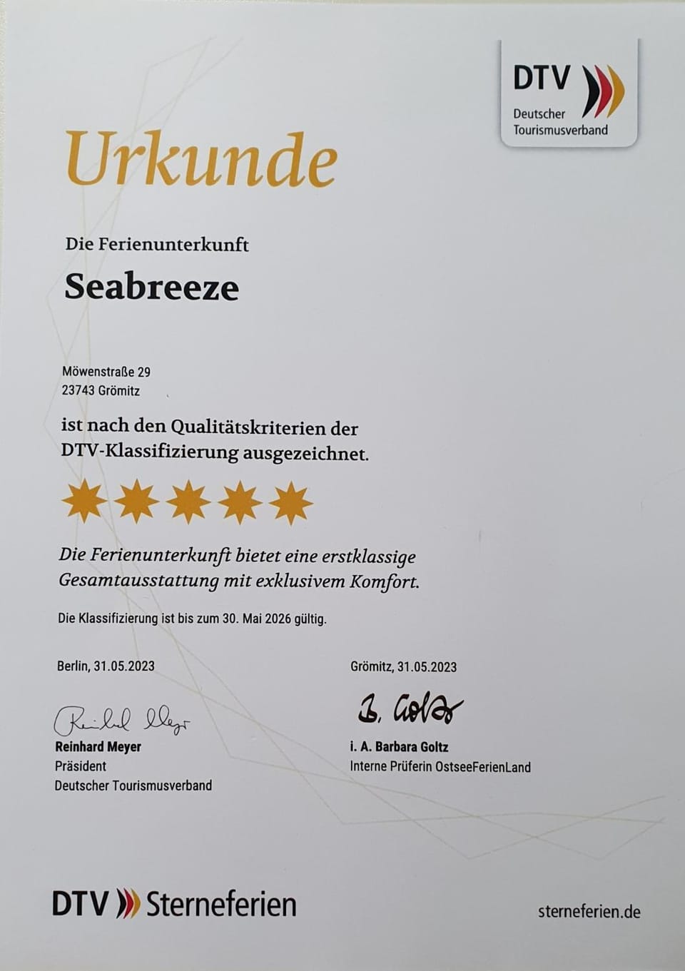 "Seabreeze" Apartment in Grömitz