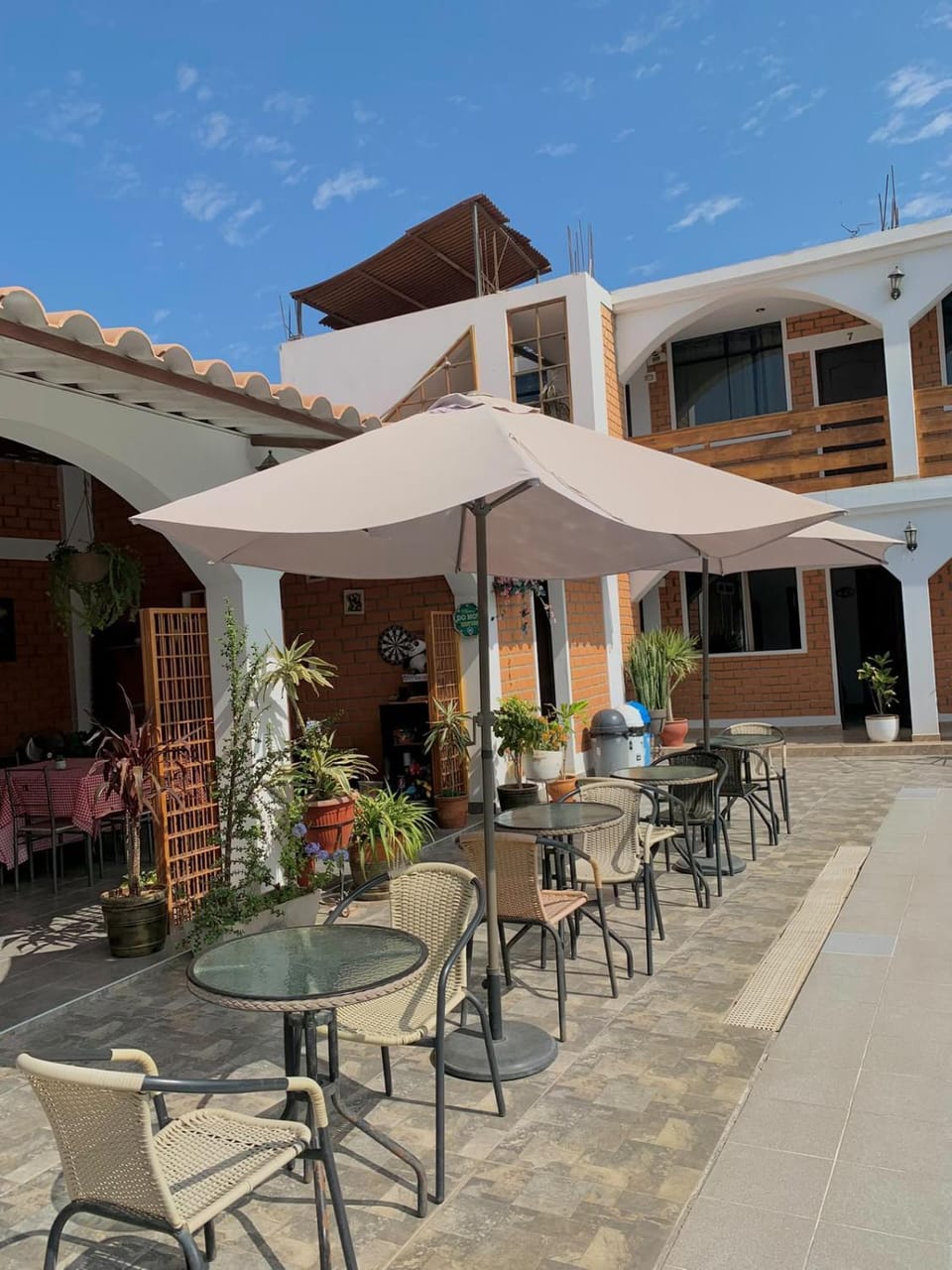 Property building, Patio