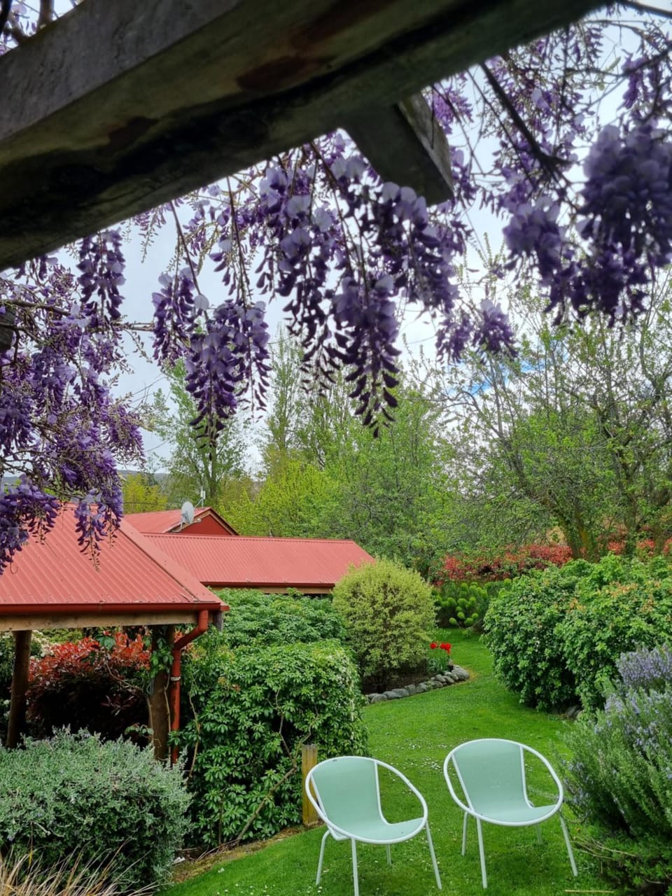 Spring, Garden, Garden view