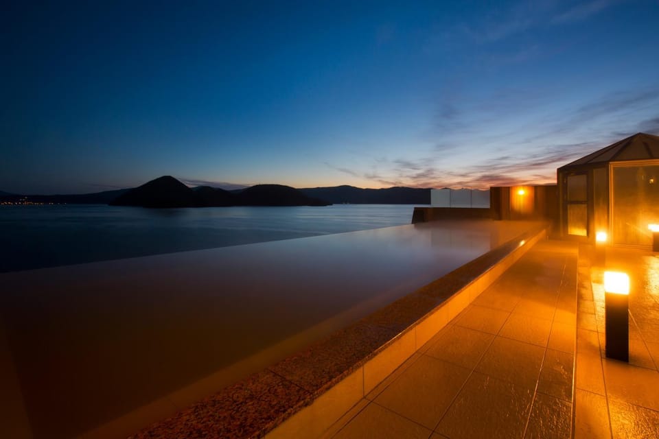 Hot Spring Bath, View (from property/room), Lake view
