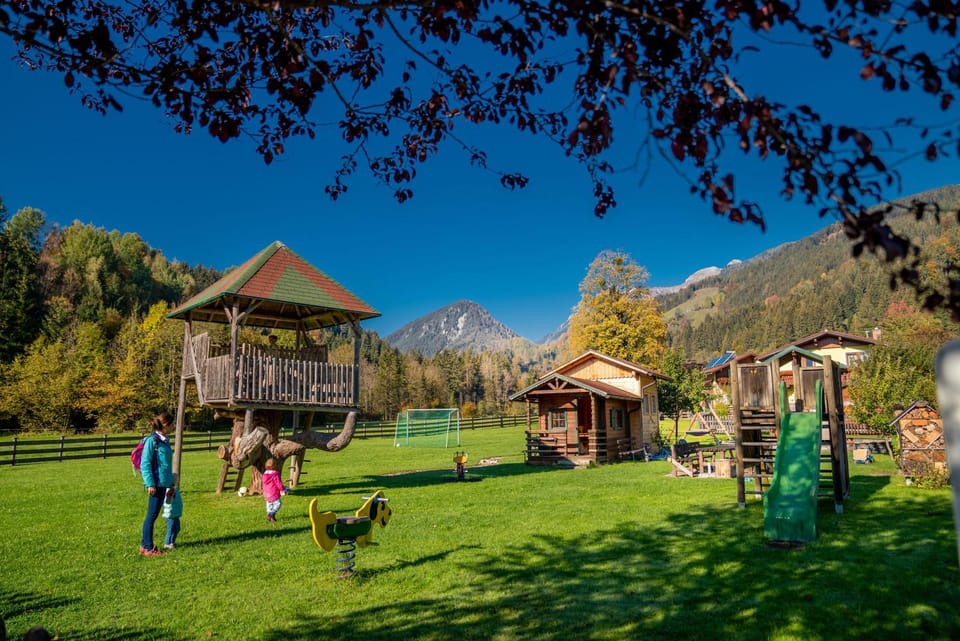 Spring, Summer, Children play ground, Autumn