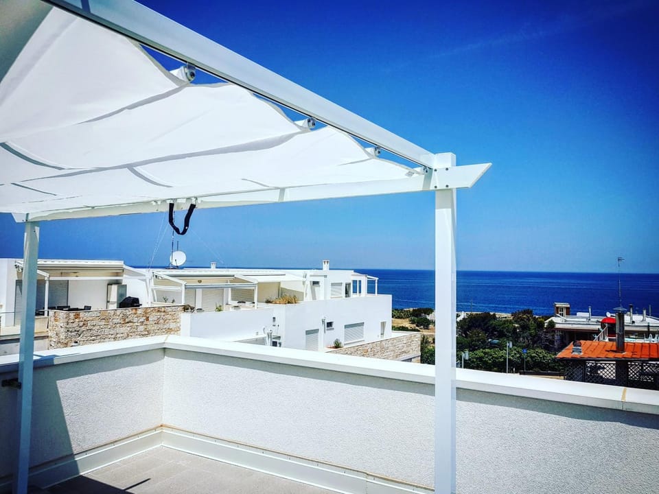 Natural landscape, View (from property/room), Balcony/Terrace, Sea view