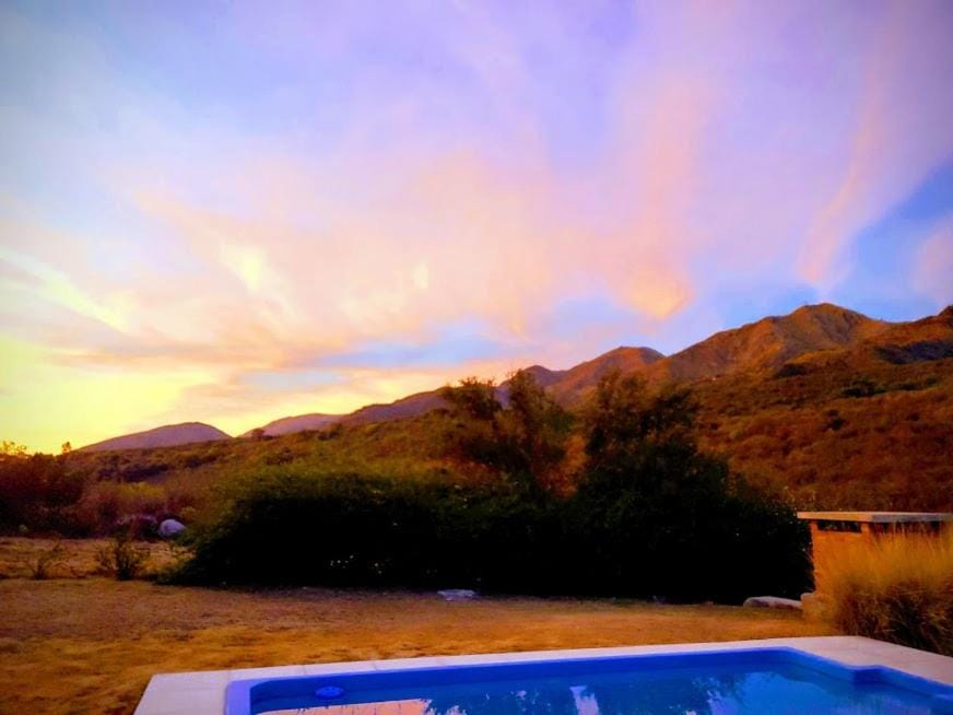 Mountain view, Sunset