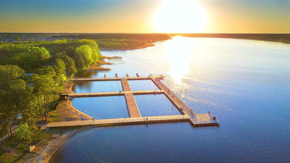 Off site, Sunset