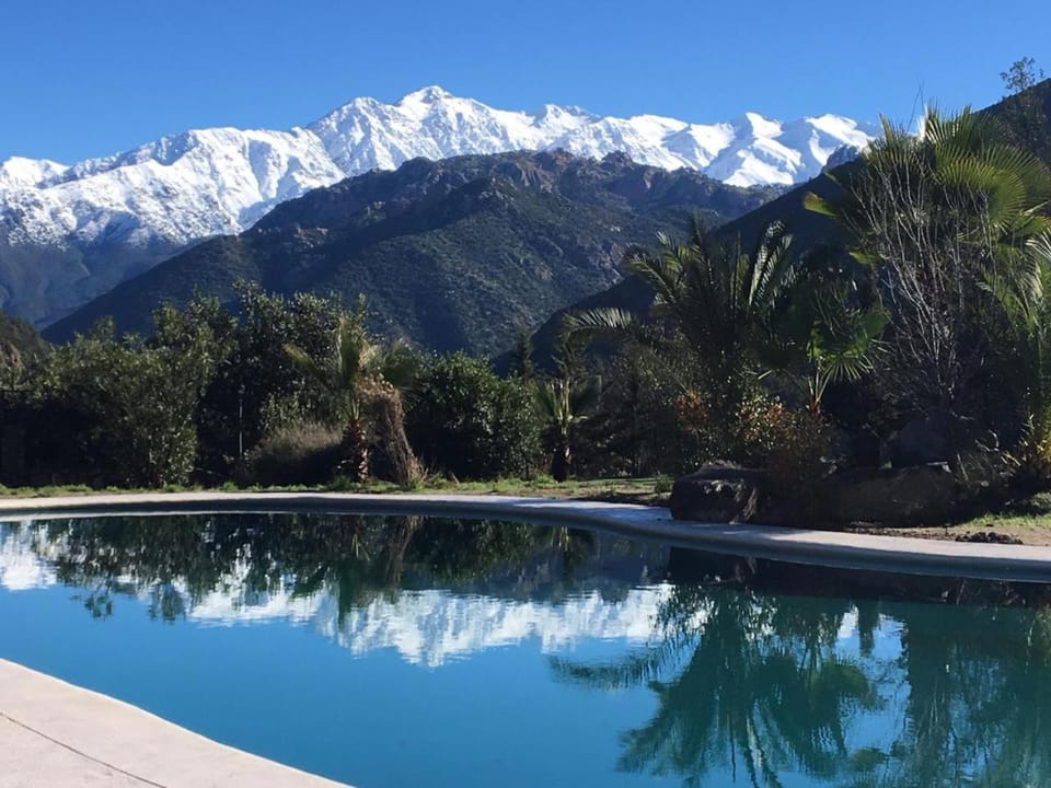 Nearby landmark, Spring, Day, Natural landscape, Mountain view, Pool view, Swimming pool