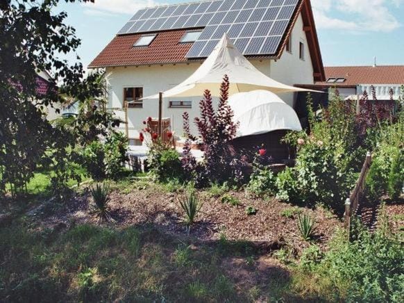 Property building, Garden, Garden view