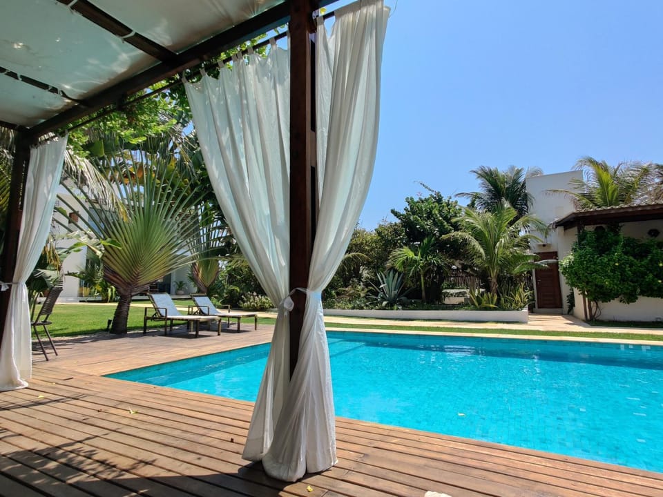 Garden, Swimming pool, sunbed