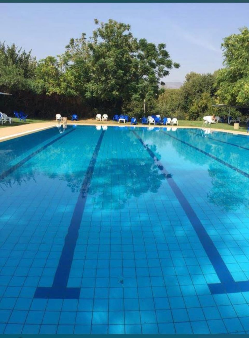 Pool view, Swimming pool, sunbed