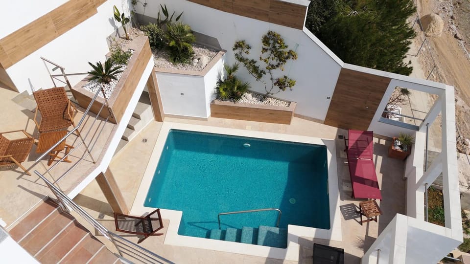 Duplex Laurentis - private pool - beachfront - newly built Villa in Split-Dalmatia County