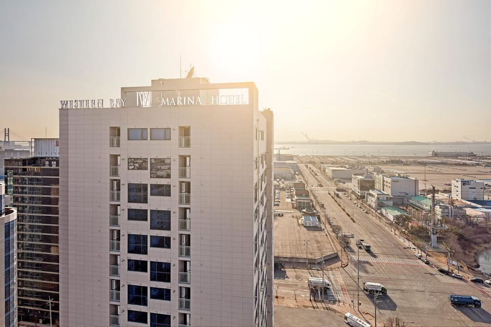 Bird's eye view, Sunset