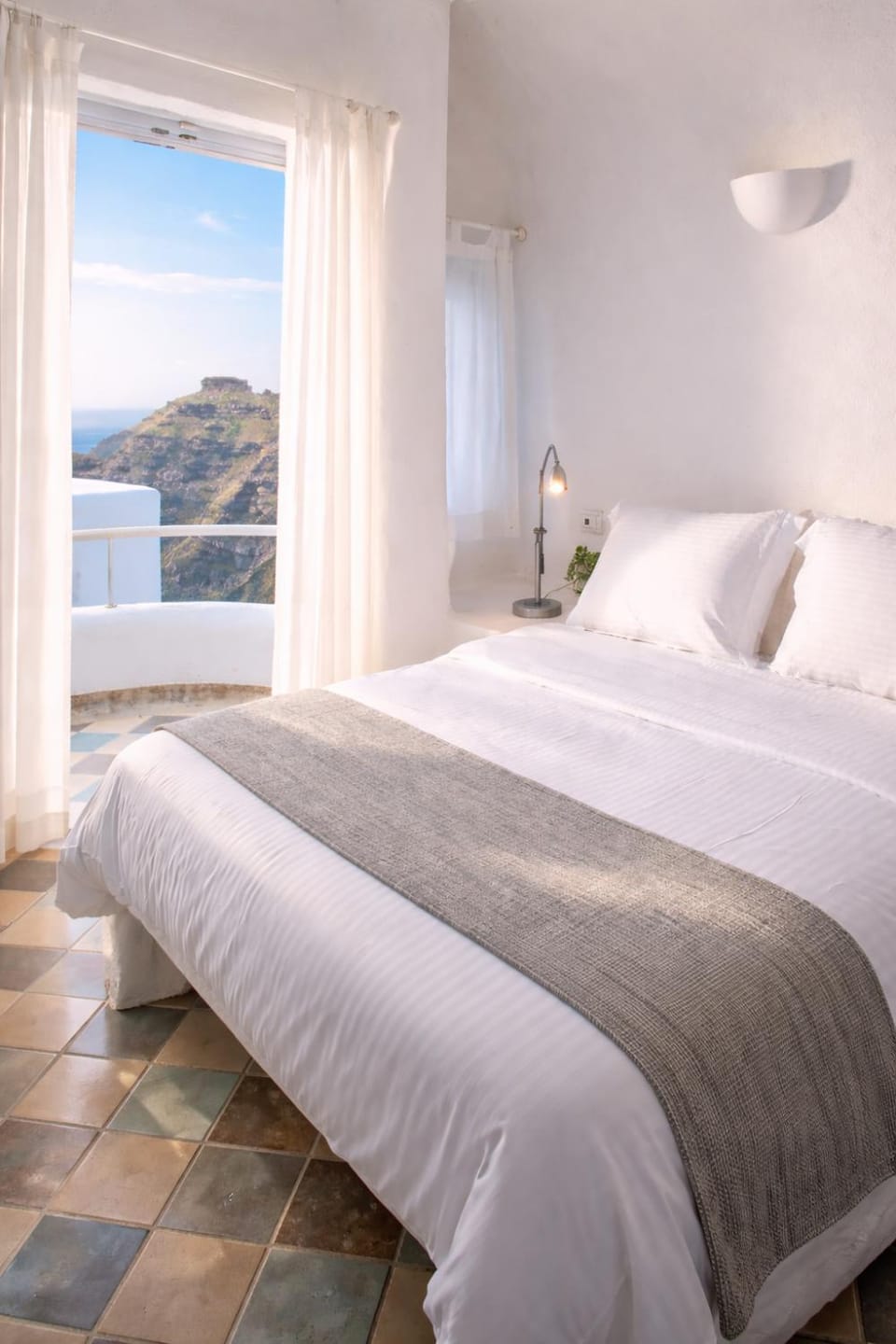 Bed, Natural landscape, Bedroom