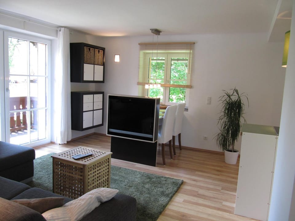TV and multimedia, Kitchen or kitchenette, Living room, Seating area, Dining area