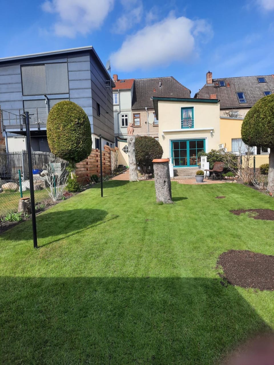 Property building, Garden, Garden view