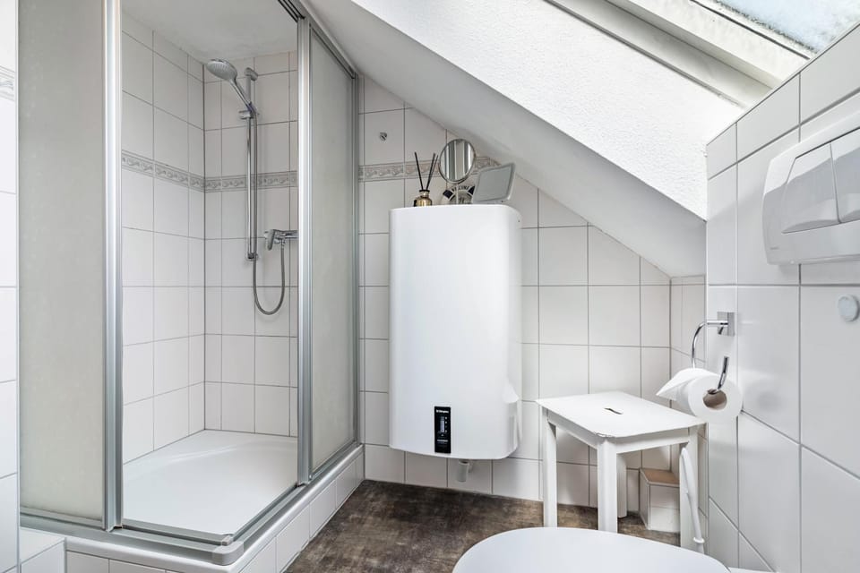 Bathroom, Living room