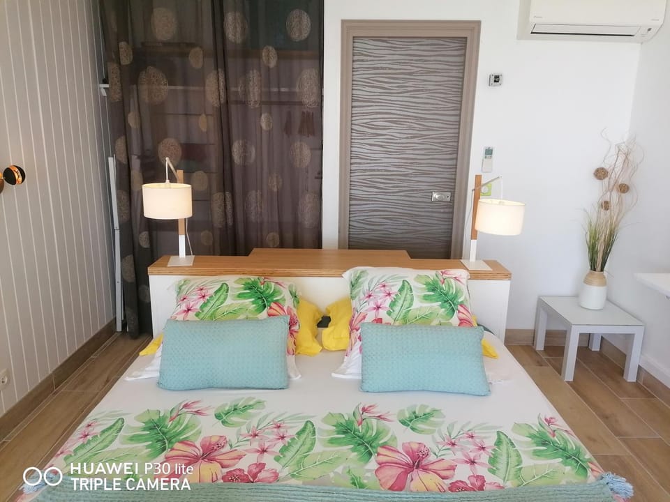 Bed, Photo of the whole room, Bedroom, air conditioner