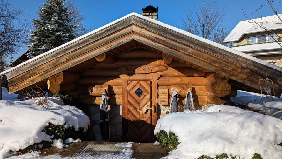 Winter, Sauna