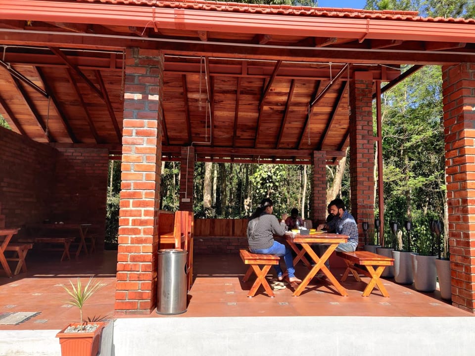 Dining area, group of guests