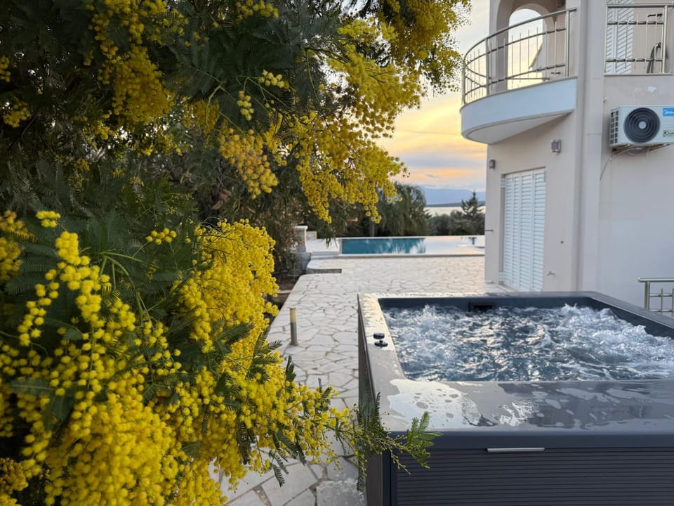 Hot Tub, Pool view, Sea view