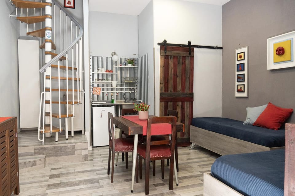 Living room, Seating area, Dining area