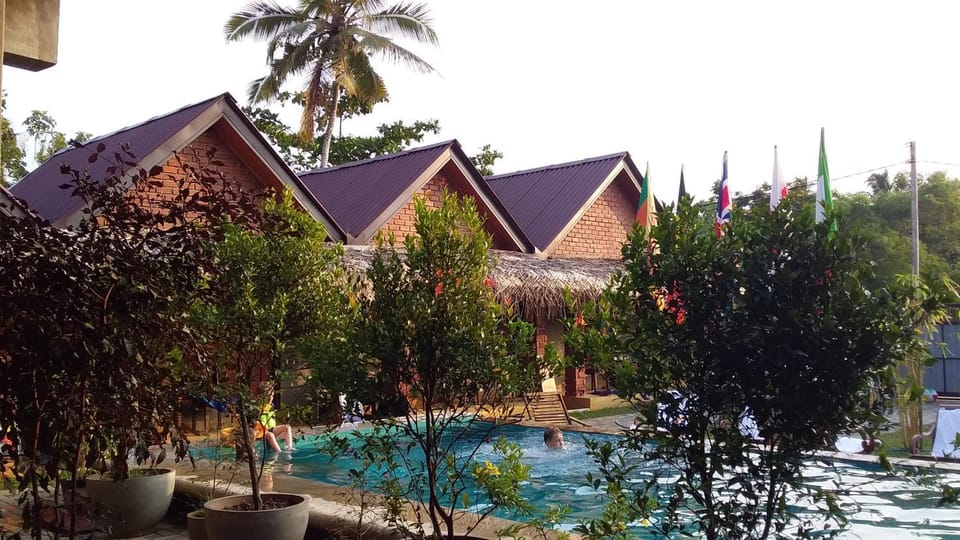Property building, Garden, Pool view, Swimming pool
