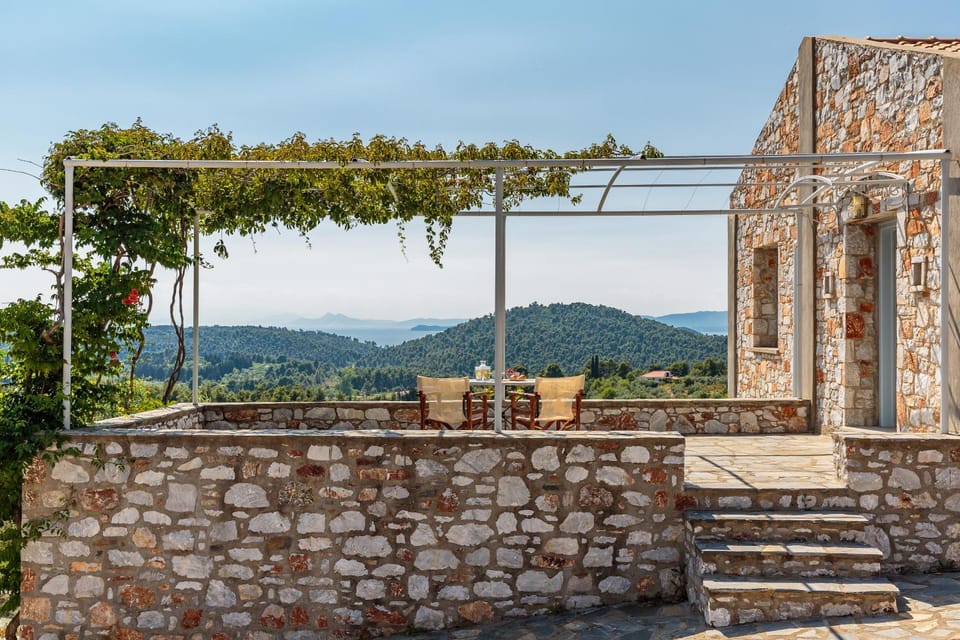 Natural landscape, View (from property/room), Balcony/Terrace, Mountain view, Sea view