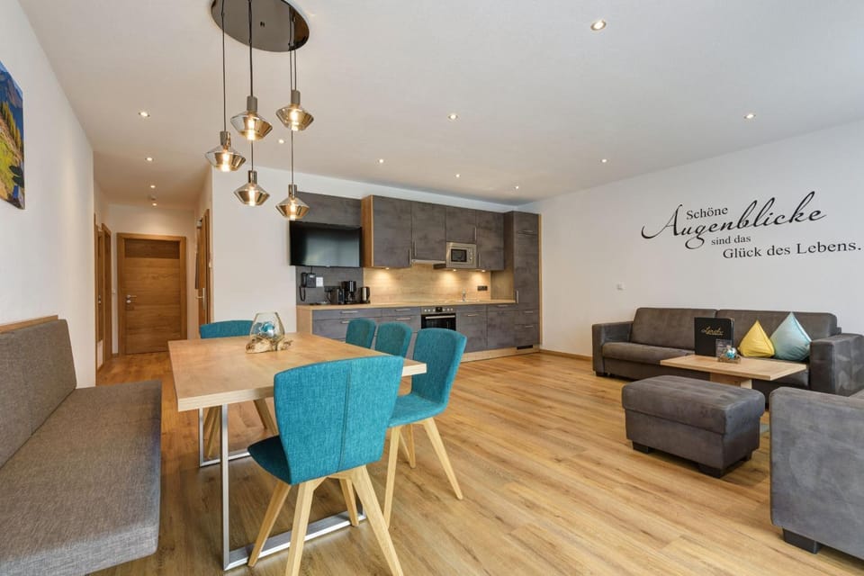 Kitchen or kitchenette, Living room, Dining area