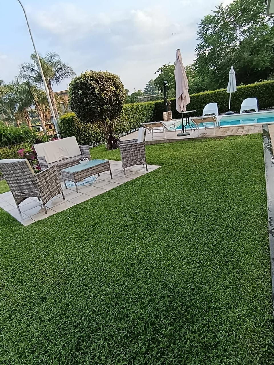 Day, Garden, Garden view, Pool view, Swimming pool, sunbed