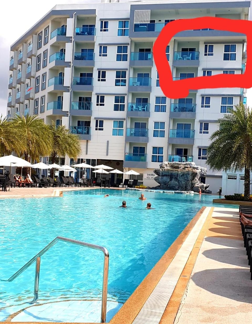 Grandblue condominium Room 606 Apartment in Chon Buri Changwat