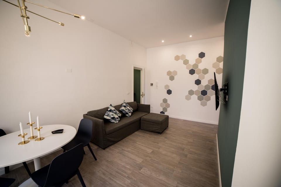 Living room, Seating area, Dining area