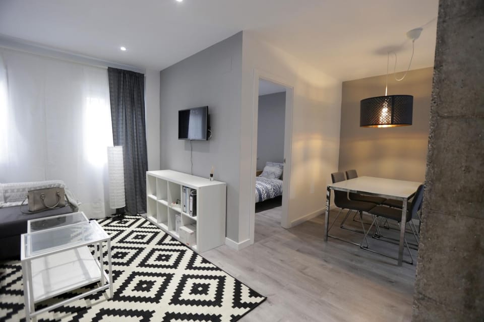 Living room, Dining area, Bedroom