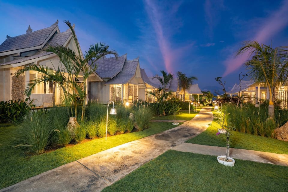 Property building, Garden view