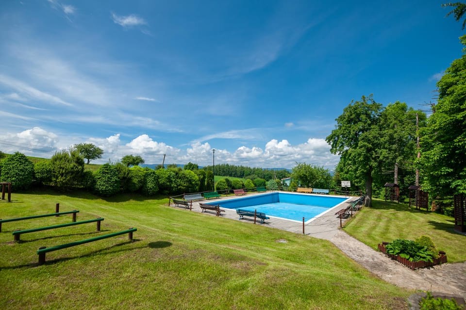Natural landscape, Garden, Garden view, Pool view, Swimming pool