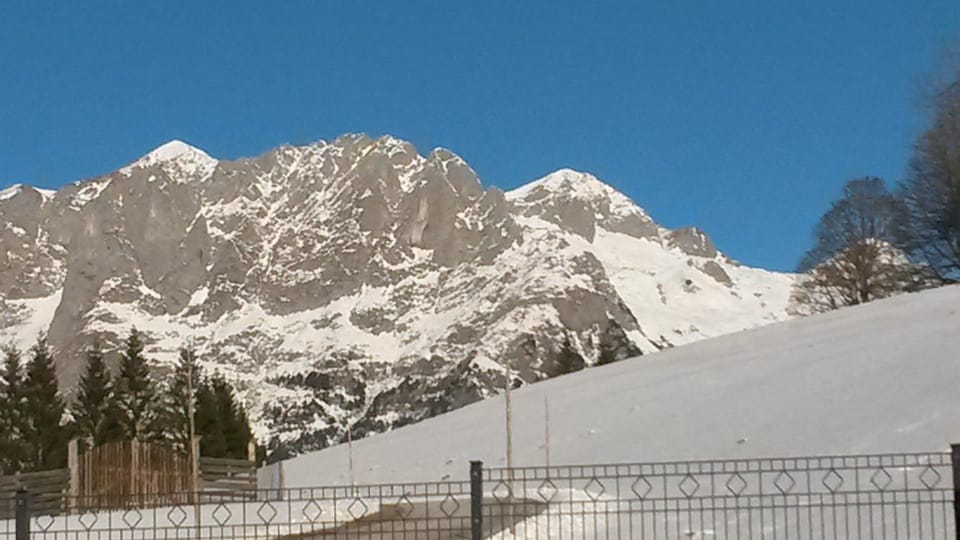 Natural landscape, Winter, Mountain view