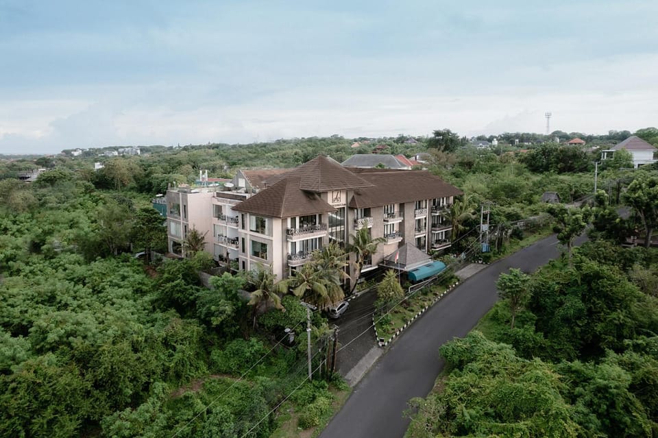Property building, Natural landscape, Bird's eye view