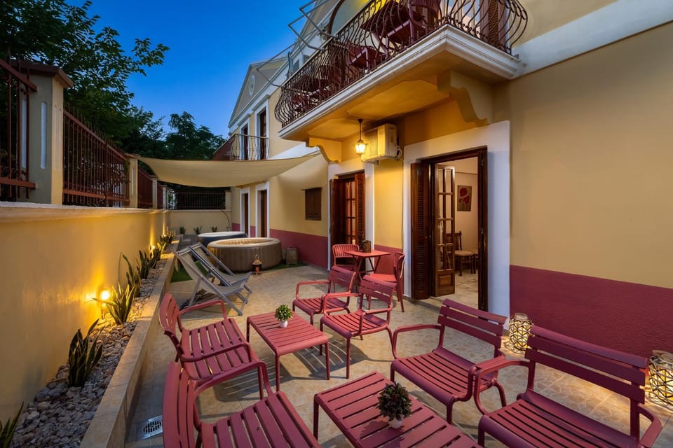 Property building, Patio, View (from property/room), Seating area, sunbed