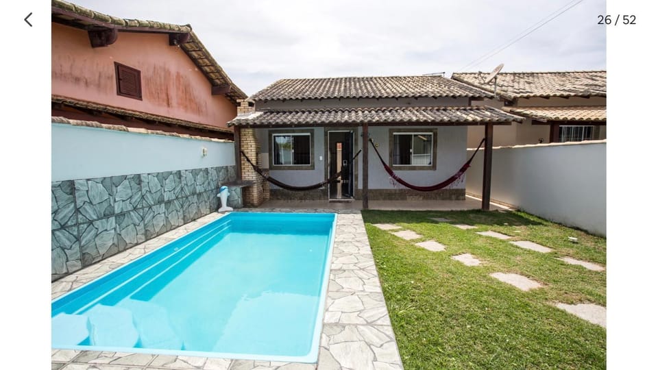 Casa com piscina, wifi e churrasqueira em unamar. House in Cabo Frio