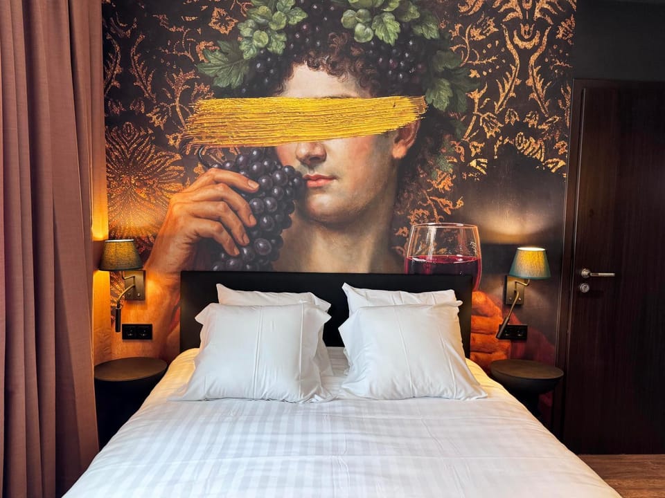 Bed, Decorative detail, Bedroom
