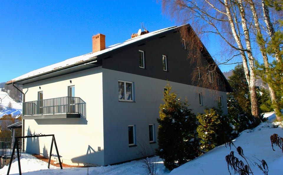 Property building, Day, Natural landscape, Winter, Children play ground