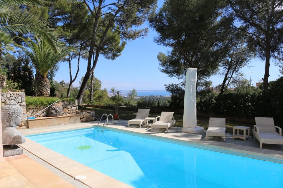 Garden, Garden view, Pool view, Sea view, Swimming pool