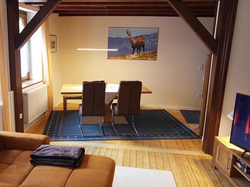 Day, Living room, Photo of the whole room, Dining area, On site