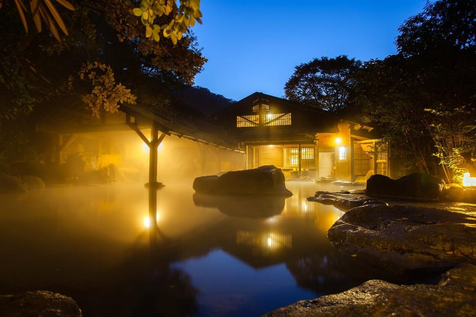 Night, Hot Spring Bath