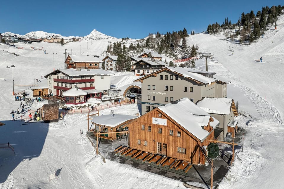 Property building, Natural landscape, Winter, Mountain view